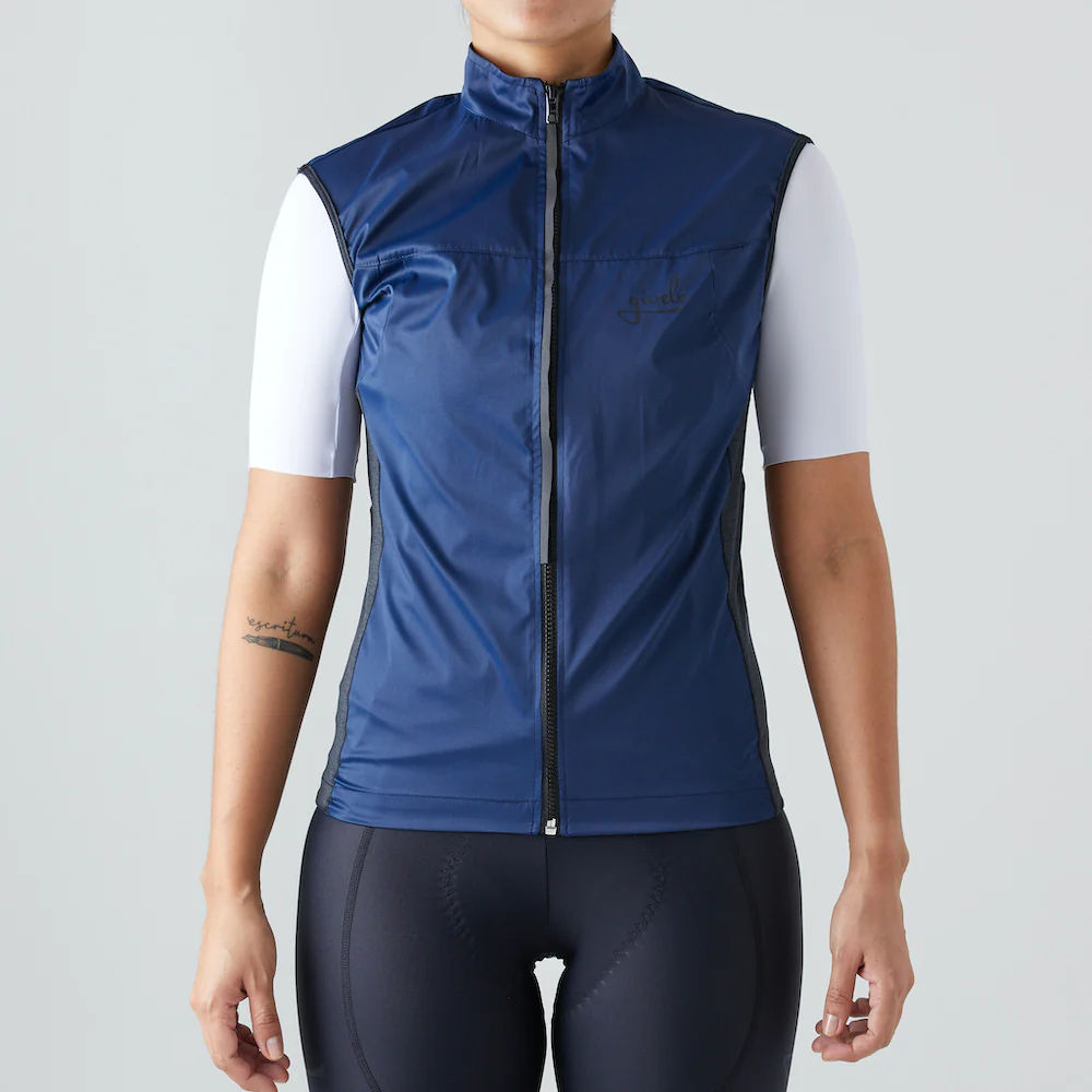 Givelo Quick-Free Gilet Blue レディース サイクルジレ | GEARED