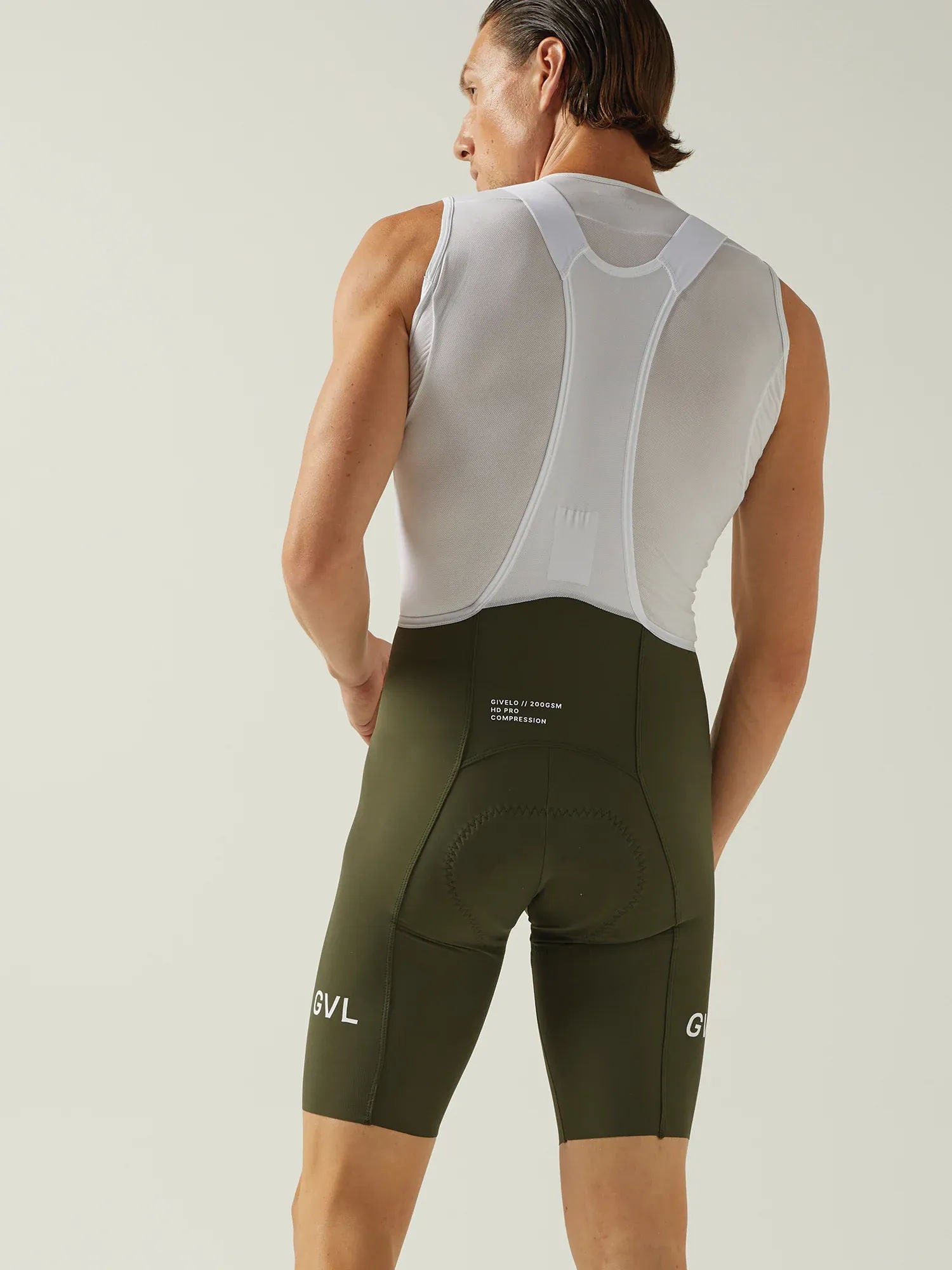 Givelo Men's HD Pro Olive ビブショーツ | GEARED