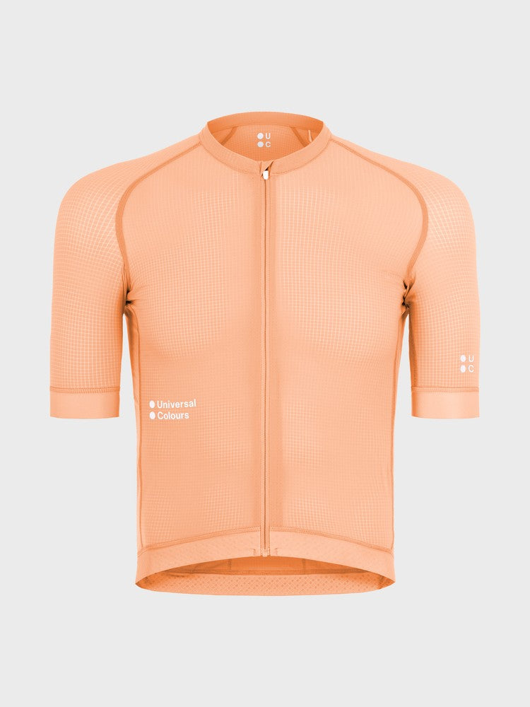 Chroma Men&#39;s Short Sleeve Jersey - Cantaloupe Pink