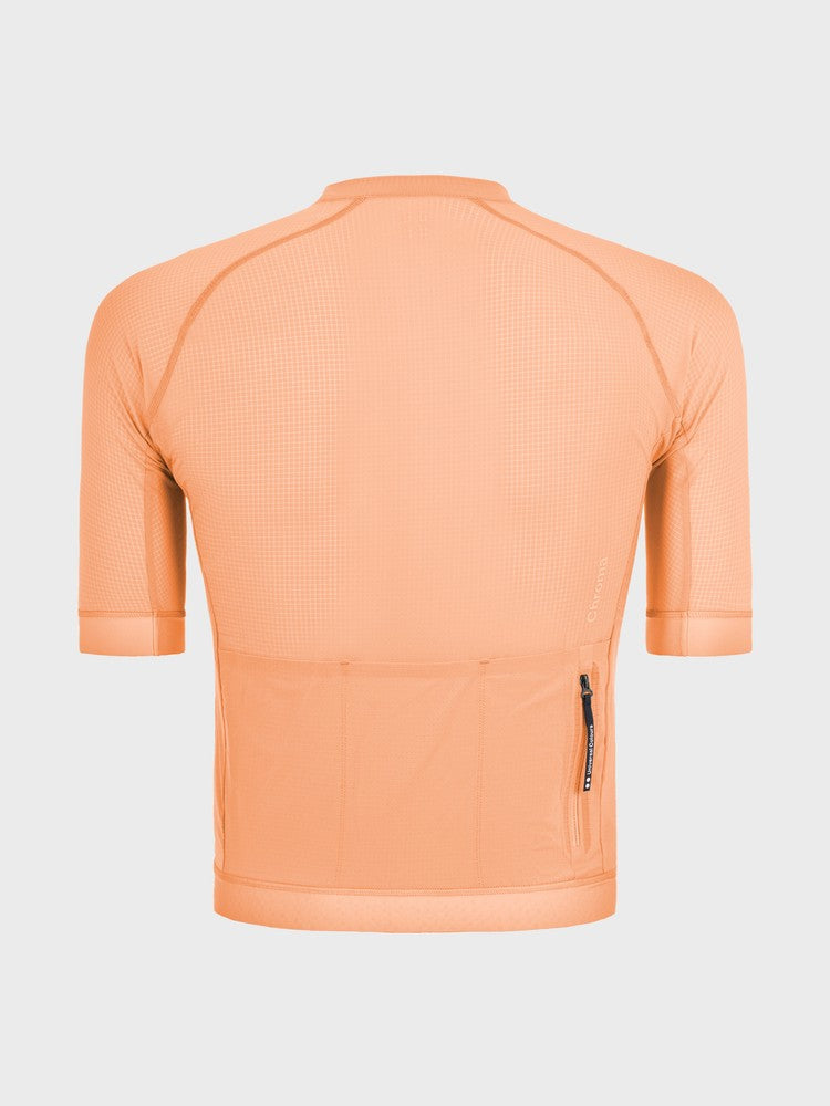 Chroma Men&#39;s Short Sleeve Jersey - Cantaloupe Pink