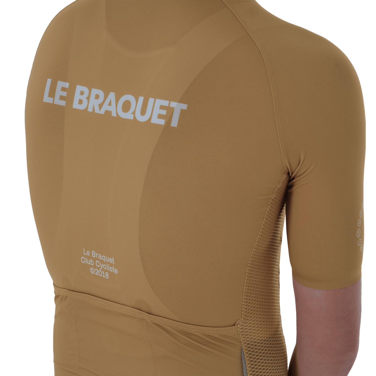 Le Braquet PODIUM ジャージ オークル｜空力設計 高通気 レースフィット｜GEARED