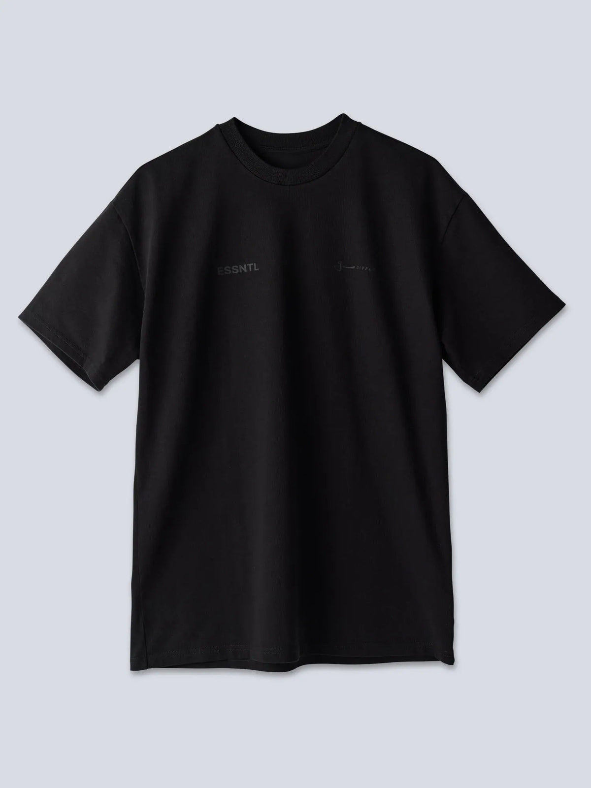 ESSNTL OVERSIZED COTTON TEE BLACK