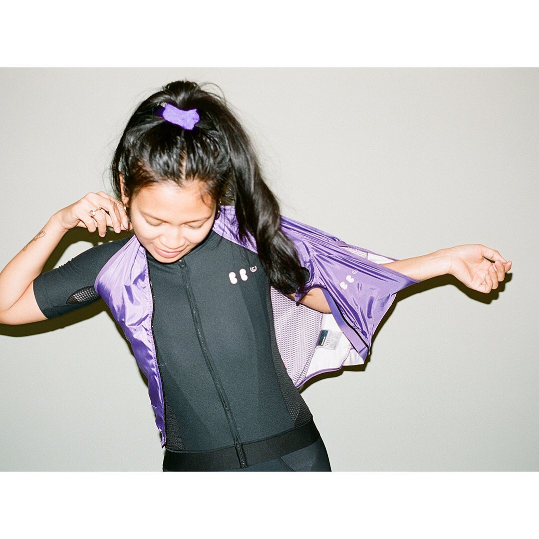BBUC Dance Mesh Purple サイクル ジレ | GEARED