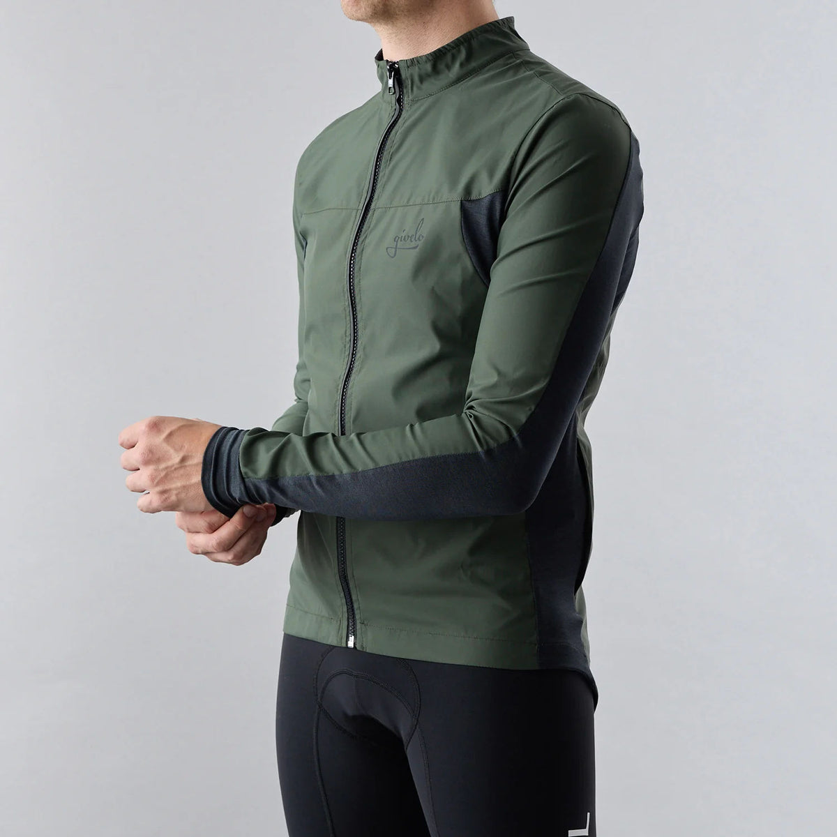 Givelo Military Green Quick Free サイクル ウィンドジャケット | GEARED