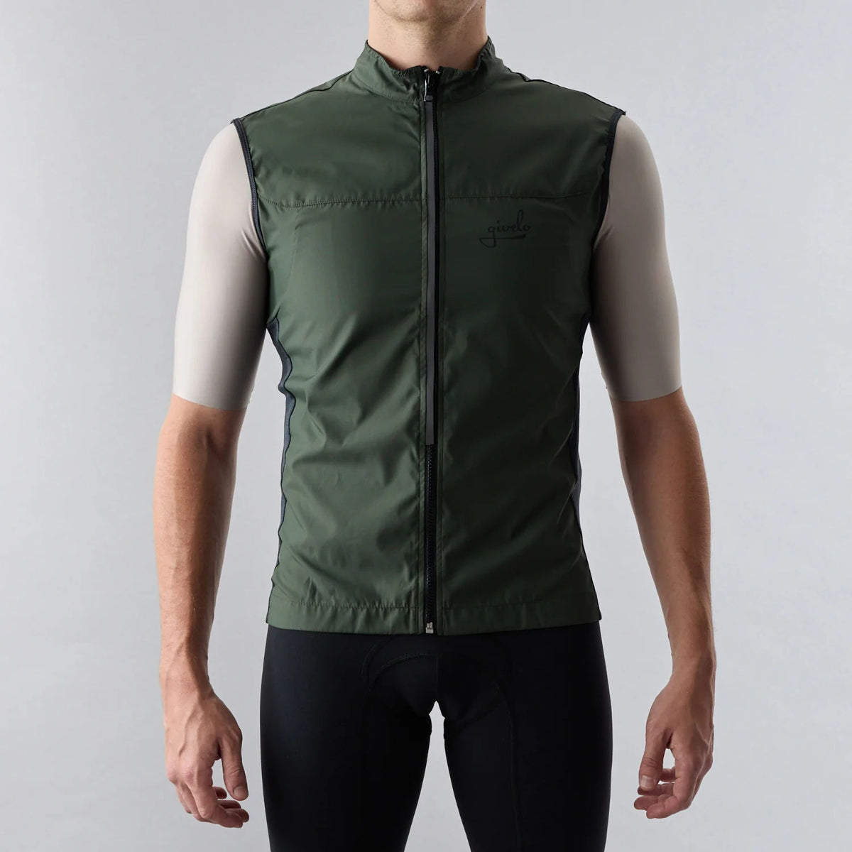 Givelo Quick-Free Gilet Military Green メンズ サイクルジレ | GEARED