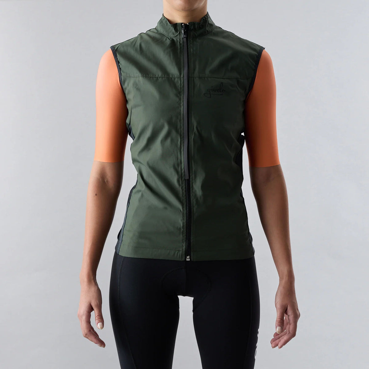 Givelo Quick-Free Gilet Military Green レディース サイクルジレ | GEARED