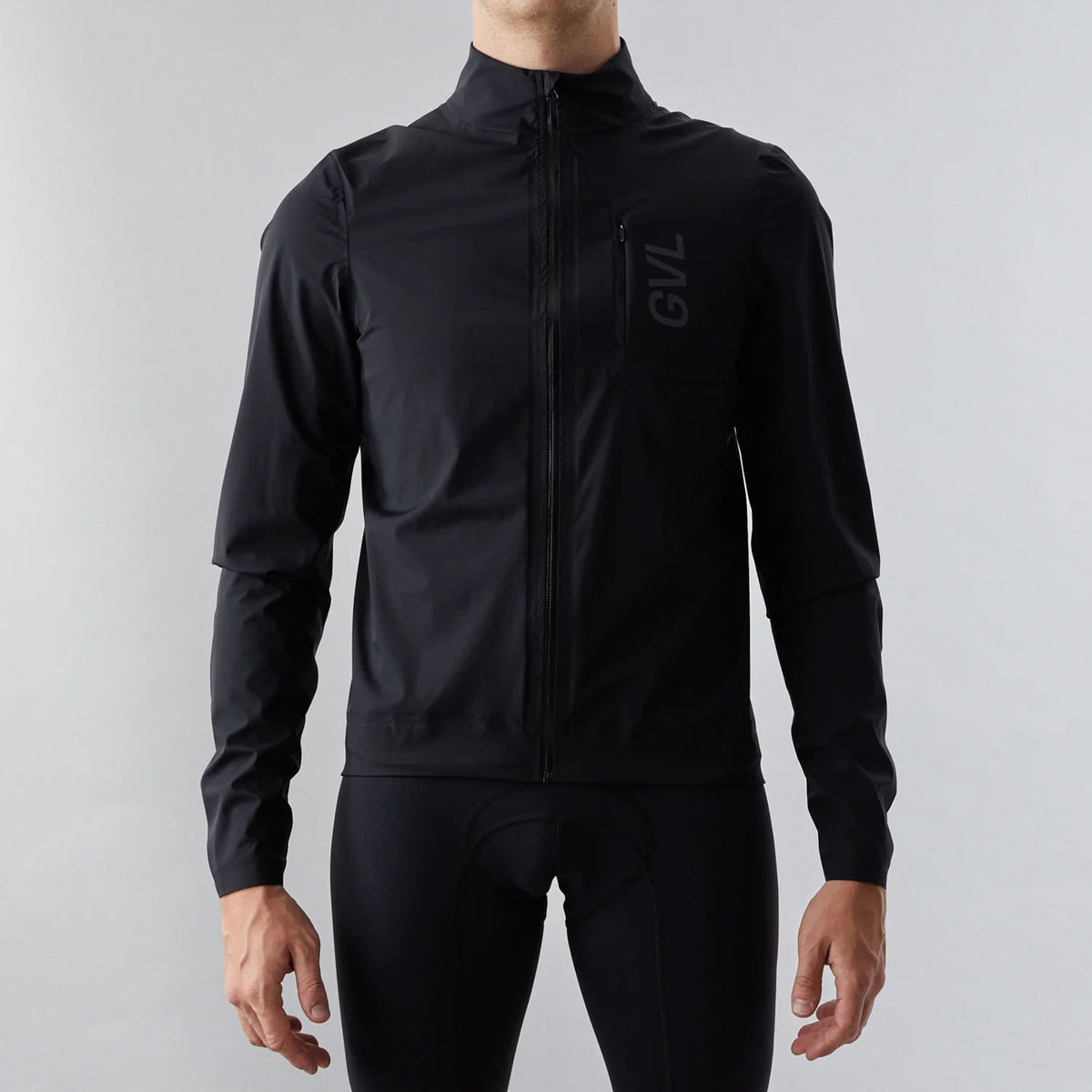 Givelo Men&#39;s Waterproof Shield Black サイクルジャケット | GEARED