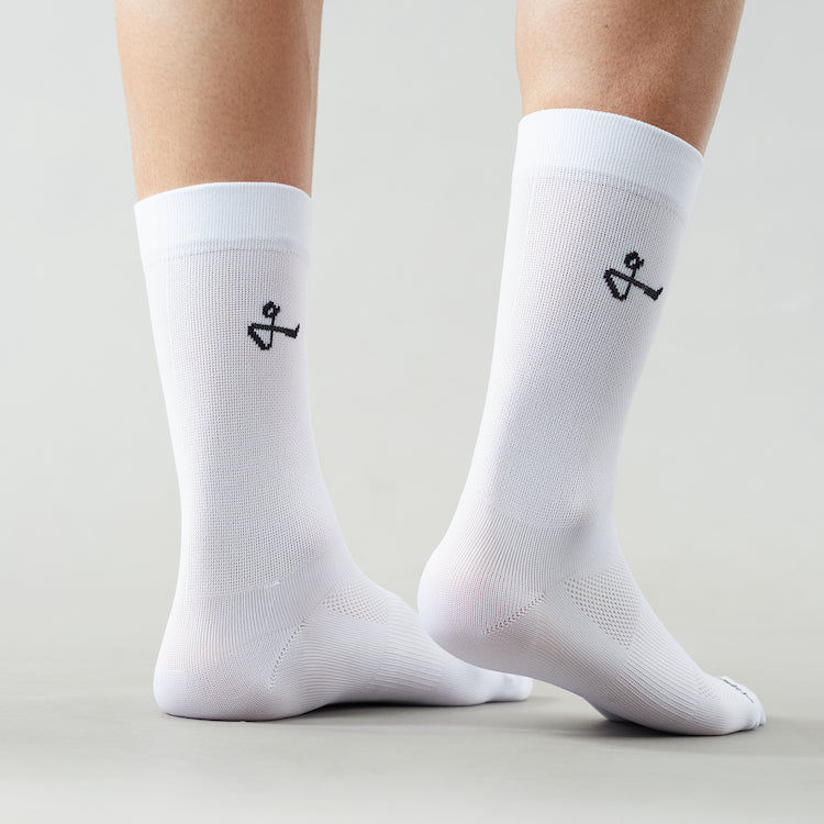 Givelo G-Socks Classic White サイクル ソックス | GEARED